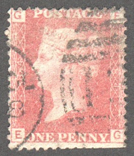 Great Britain Scott 33 Used Plate 84 - EG - Click Image to Close